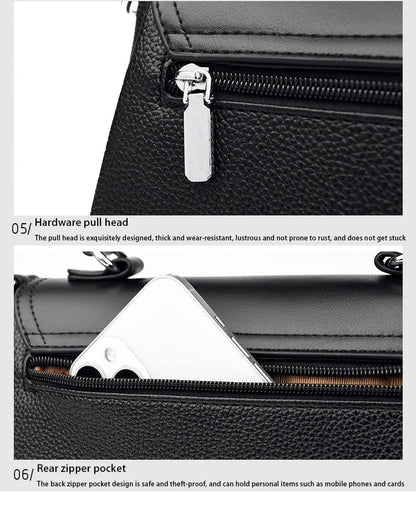 New Women's Bags, High-End Niche Crossbody Bags for Autumn and Winter, Fashionable Water-Repellent Handbags, Simple and Versatile Casual Bags, Work and Commuting Bags, Shopping Bags