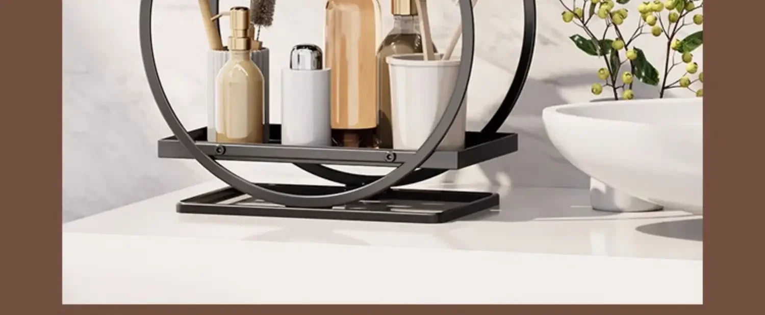 Large Capacity Makeup Organizer Cosmetics Storage Holder Home Skincare Products Dresser Bathroom Desktop Vanity Rack Shelf