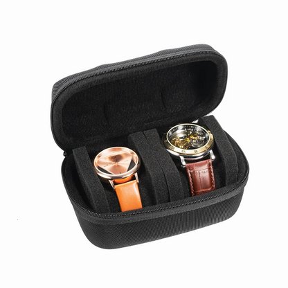 Watch Box Organizer For Men or Women Watch Travel Case Portable Storage Watch Display Holder for Wristwatches and Smart Watches