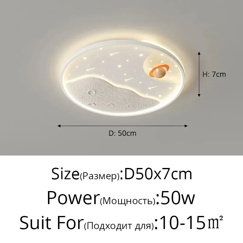 LED moon Astronaut Light Fantastic Eye Care living room bedroom girl lamp  Princess light