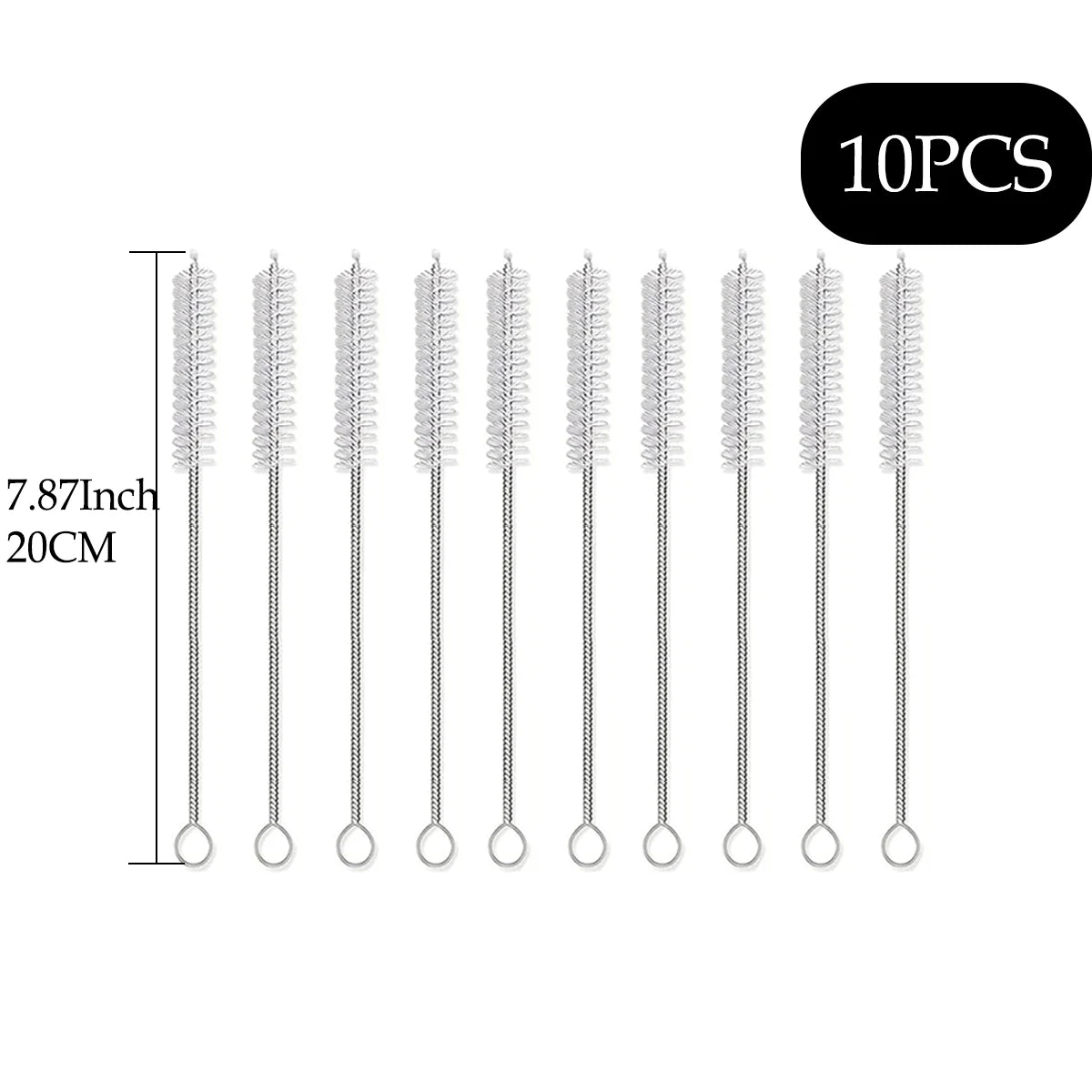 Straw Cleaner Brush Kit for Stanley - (4-Size) Extra Long Pipe Cleaners, Straw Cleaning Brush for Tumbler, Bottle