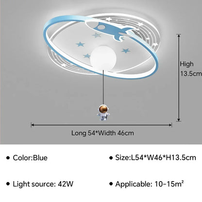 LED moon Astronaut Light Fantastic Eye Care living room bedroom girl lamp  Princess light