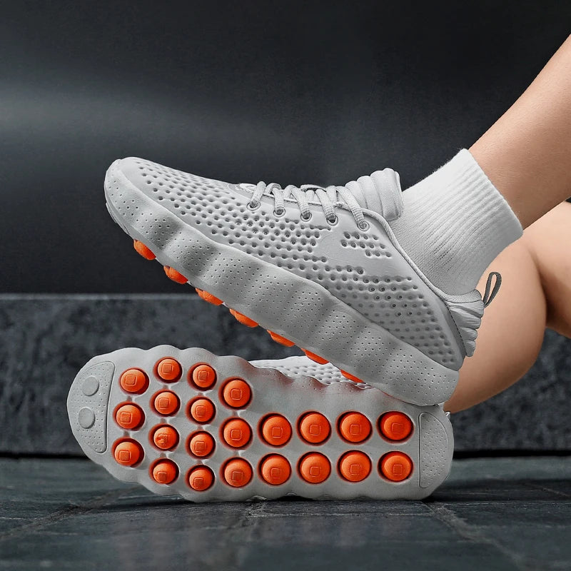 Brand Men Casual Shoes Thick Sole Fashion Sneakers Summer Breathable Male Walking Shoes  Mens Shoes