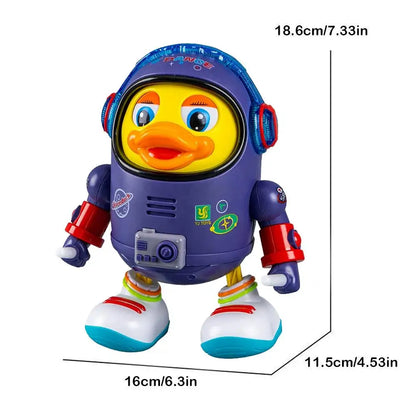 Baby Duck Toy Musical Interactive Toy Dancing Space Duck With Music Light For Boys And Girls Holiday Gifts﻿