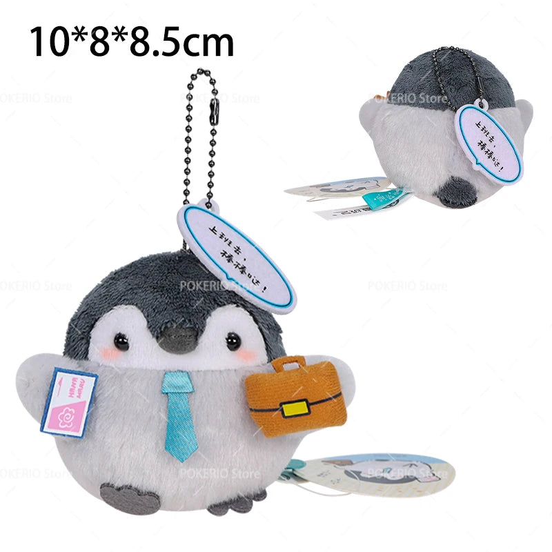22 Styles Cute Penguin Plush Key Ring Tourist Hat Penguin Keychain For Girls Gifts Creative School Bag Keychain