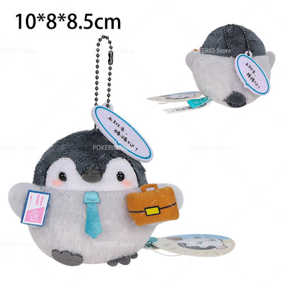 22 Styles Cute Penguin Plush Key Ring Tourist Hat Penguin Keychain For Girls Gifts Creative School Bag Keychain