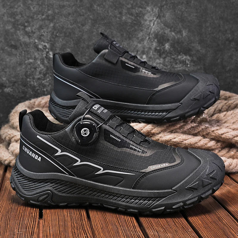2026 new men's shoes work sports shoes fashionable casual shoes comfortable multi-functional low top shoes outdoor hiking shoes