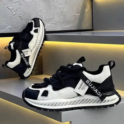 New Men Running Shoes Mesh Breathable Sneakers Lightweight Cushioning Non Slip Outdoor Sports Footwear Large Size Daily Walking
