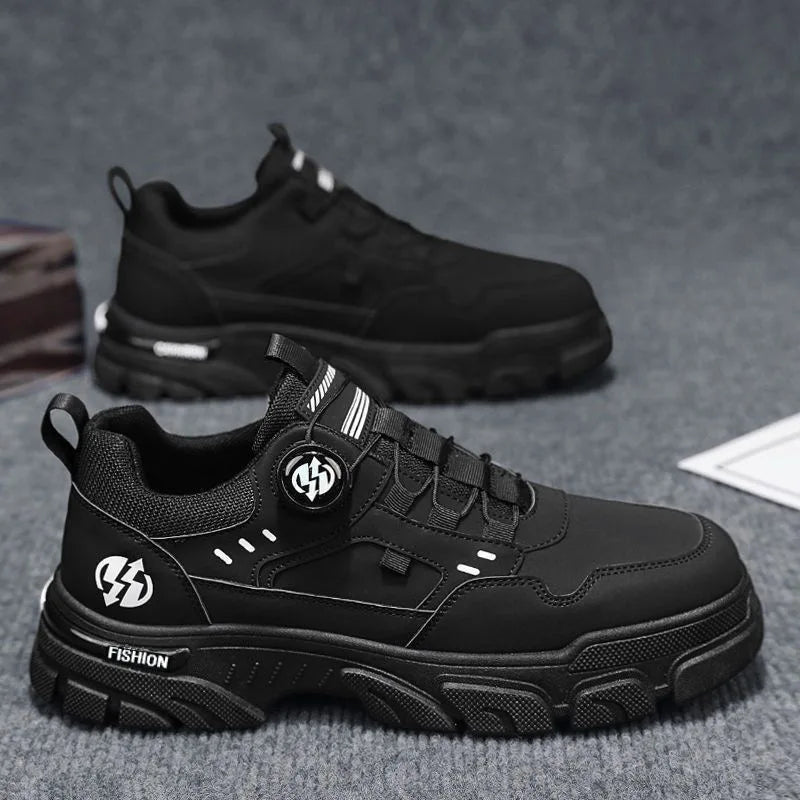 Summer Mens Casual Shoes Leather Men's Sneakers Comfortable Soft