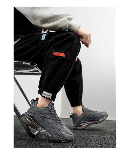 Men Shoes 2026 Casual Walk Air Cushion Marathon Breathable Lightweight Women's Comfortable Athletic Nonskid Sneakers