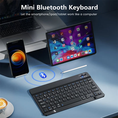 2026 New Slim Lightweight Ergonomic Bluetooth Keyboard, Compact Silent Wireless Keyboard for Windows iOS Android Devices Office