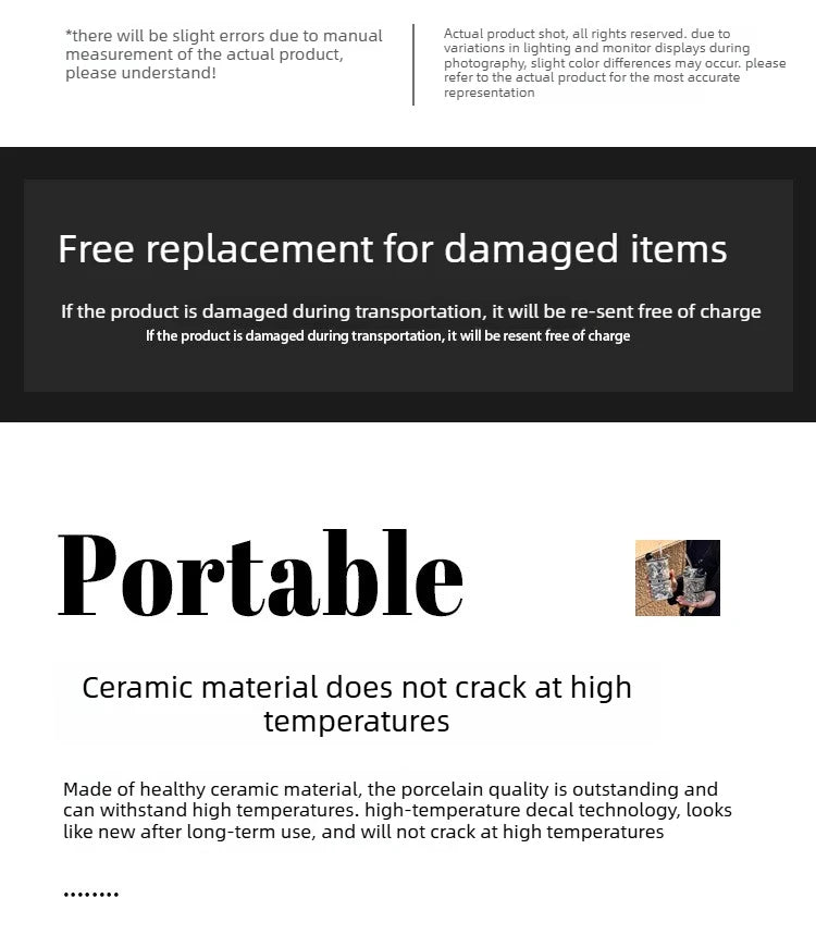 Portable Tumbler with Straw Summer Outdoor Cup Vacuum Insulated BPA-Free Leakproof Travel Mug for Camping Beach Office Home