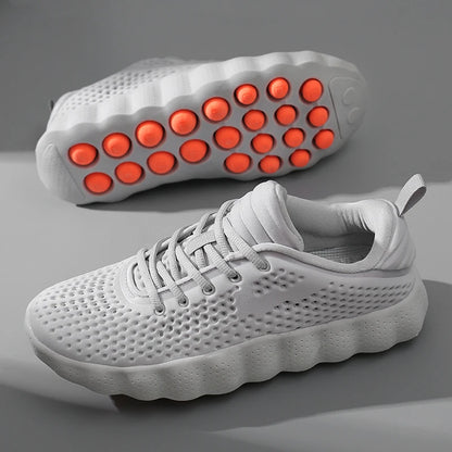 Brand Men Casual Shoes Thick Sole Fashion Sneakers Summer Breathable Male Walking Shoes  Mens Shoes