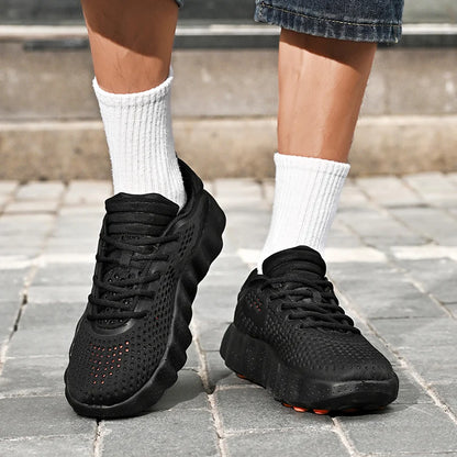 Brand Men Casual Shoes Thick Sole Soft Fashion Sneakers Summer Breathable Male Walking Shoes