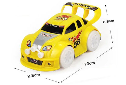 Electric Turn To Music Lights Dazzling Toy Car Model Boy Birthday Holiday Best Gift