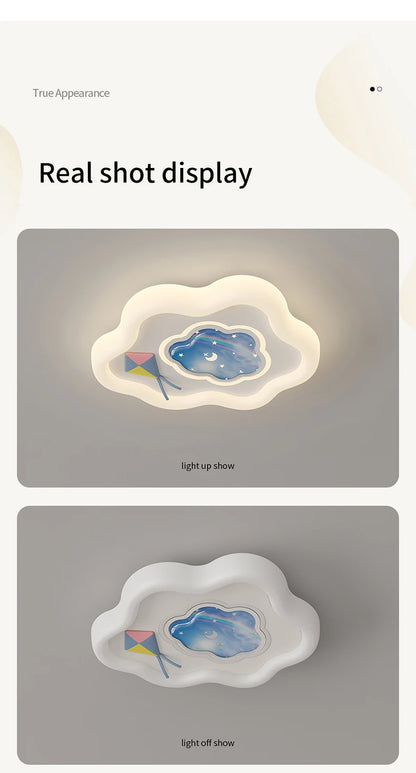 New Design Cloud Ceiling Light Led Chandelier for Children Bedroom Living Room Dining Room Learning Creative Decorative Lighting