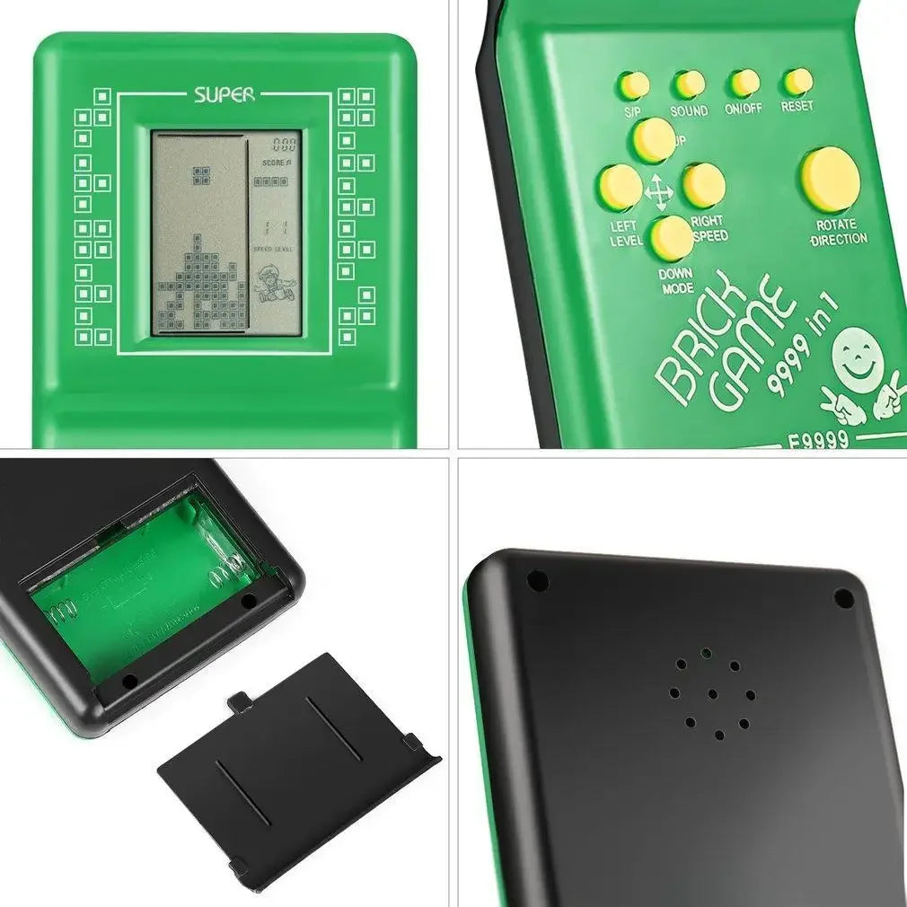 Classic Handheld Game Machine Brick Game Kids Games Machine Toy With Game Music Playback