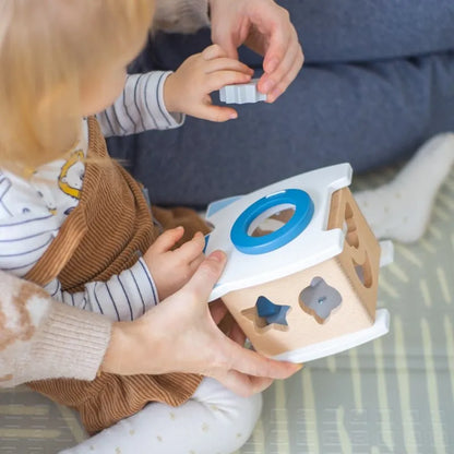 Wooden Montessorri Toys Five-in-one Multifunctional Baby Toys Exercise Children's hand-eye Coordination Logic Imagination Space