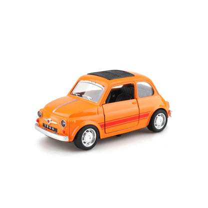 Retro Fiat Alloy Pull-back Car, Simulated  Scale Alloy Pull-back Car, Children's Toy Gift. Birthday Gift.