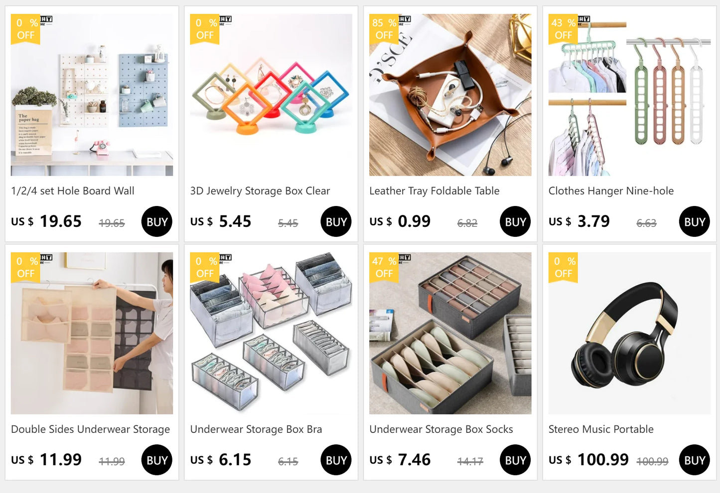 Clothes Hanger Nine Hole Wardrobe Organizer Space Saving Home Household Multi-Functional Drying Rack Plastic Storage