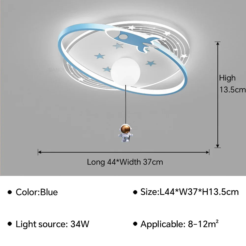 Modern cartoon LED lights children's rooms ceiling lights bedrooms study rooms creative home decoration indoor lighting fixtures