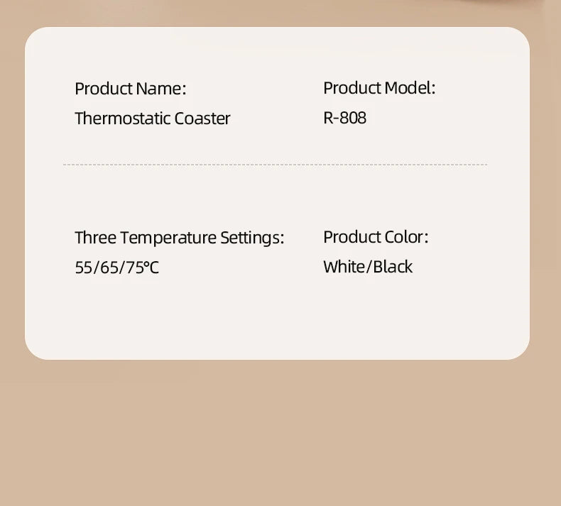 2 in 1 Coffee Mug Warmer Wireless Charger Multi-functional Cup Heating Pad 3 Gear Temperature Warmer Coaster For Milk Tea Water