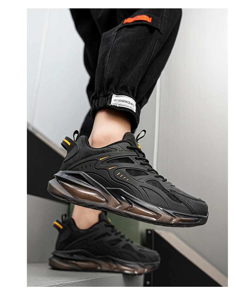 Men Shoes 2026 Casual Walk Air Cushion Marathon Breathable Lightweight Women's Comfortable Athletic Nonskid Sneakers