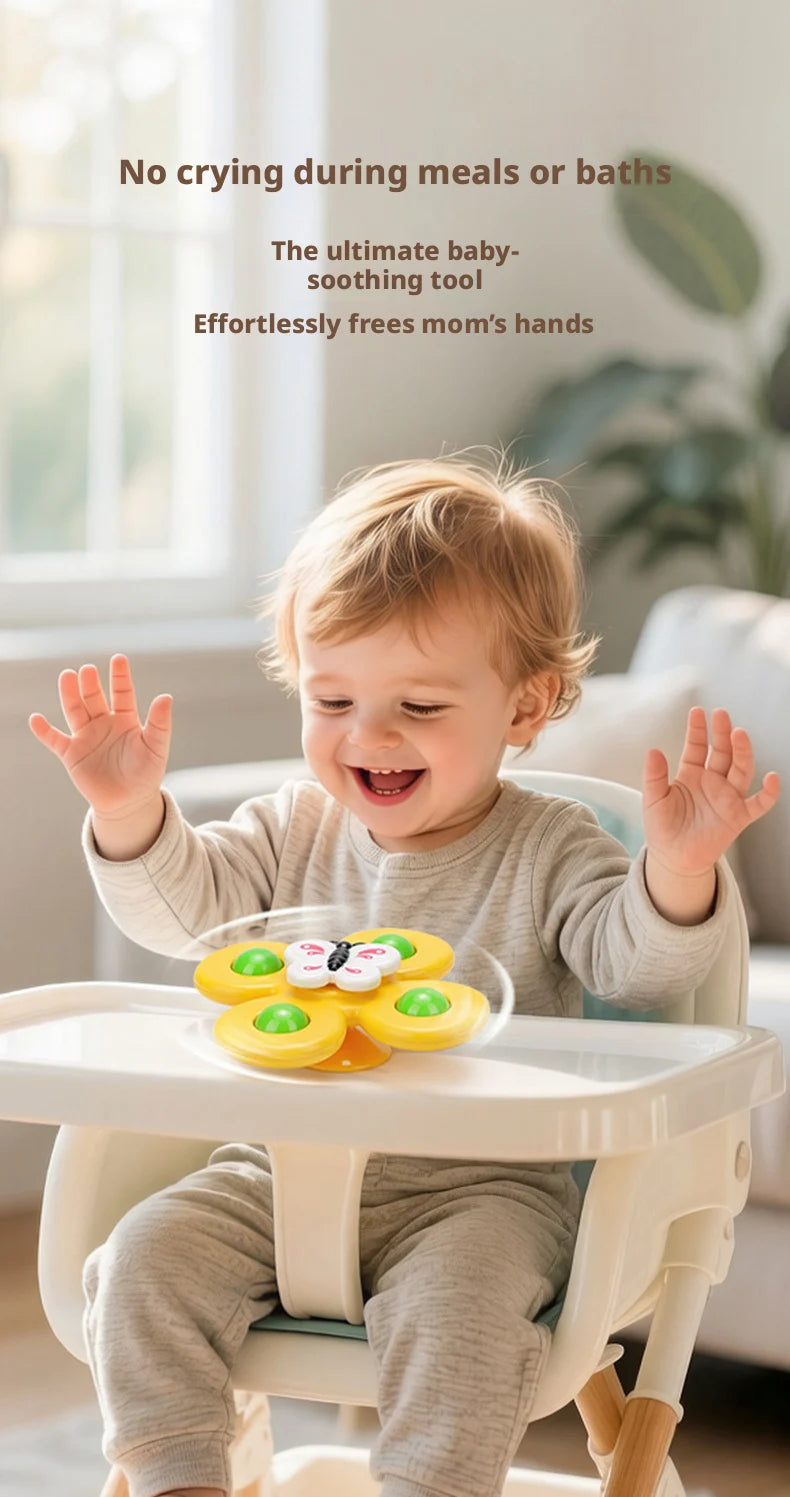 New Kids Bath Toys, Funny Bath, Car, Vacuum Sucker Toys, Rotate Cartoon Bells, Educational Toys For Kids, Gift