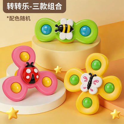New Kids Bath Toys, Funny Bath, Car, Vacuum Sucker Toys, Rotate Cartoon Bells, Educational Toys For Kids, Gift