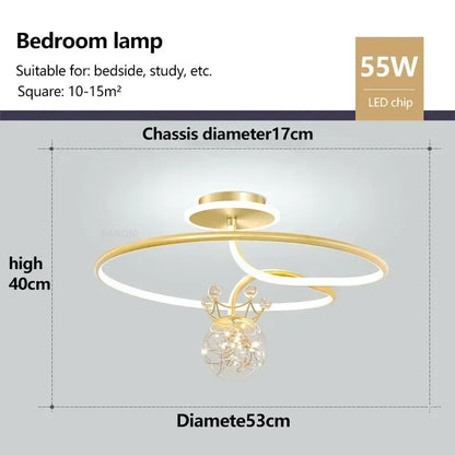Modern LED crown star Ceiling Lamp for Child Bedroom, Living, Restaurant ,Study, Home Decoration, Indoor Lighting Fixture