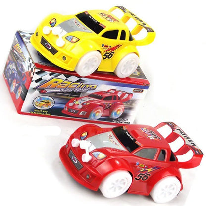 Electric Turn To Music Lights Dazzling Toy Car Model Boy Birthday Holiday Best Gift