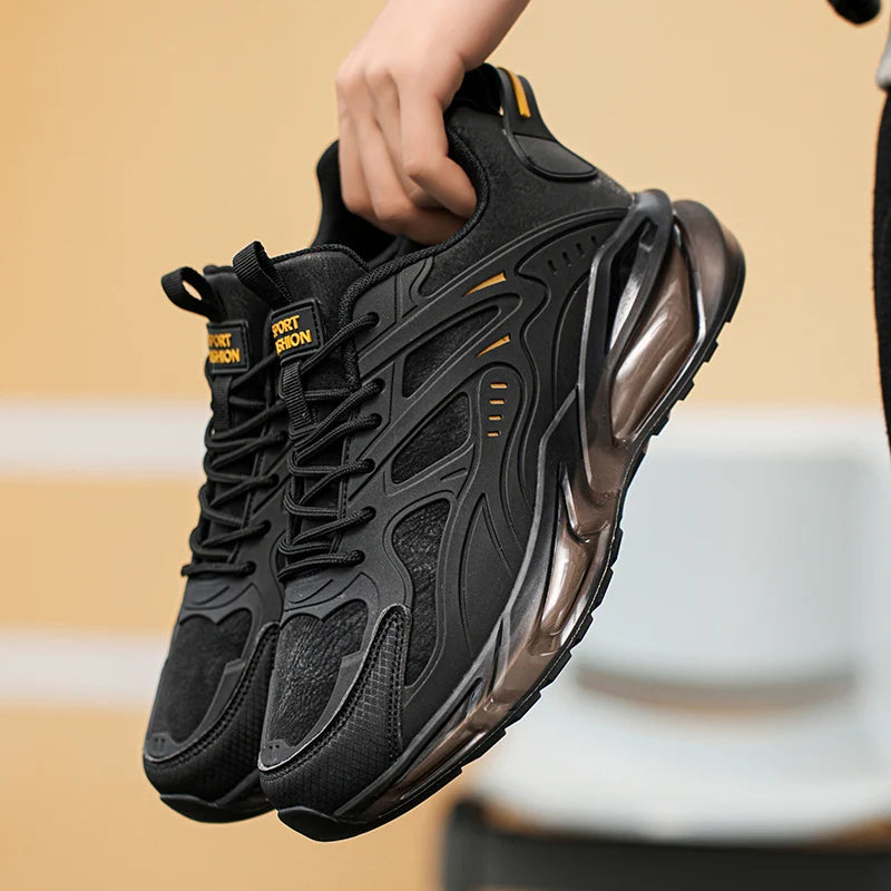 Men Shoes 2026 Casual Walk Air Cushion Marathon Breathable Lightweight Women's Comfortable Athletic Nonskid Sneakers