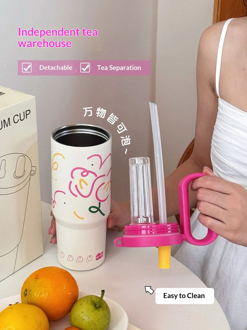 316 Stainless Steel Tumbler Large Capacity Thermal Bottle Double Vacuum Flasks Keep Cold Thermos Cup DIY Gift Mug Coffee Cup