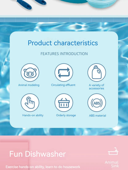 √Choice Play House Toys Pretend Play Children's Kitchen Wash Basin Sink Kids Kitchen Set Toy For Boys Girls Kids Gifts