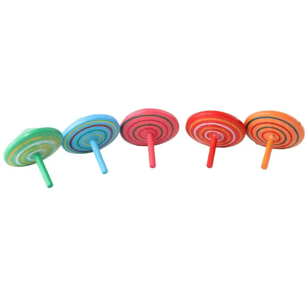 Game Spinning Top DIY Gyroscope Toys Desktop Spinning Top Wooden Rotate Gyro Wooden Gyro Toys Woode Spinning Top Toy