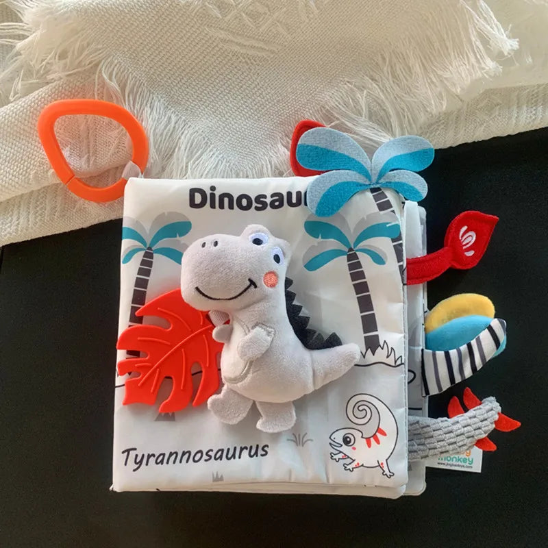 Baby Cloth Book Toys Animals Soft Learning Educational Toys For Babies Development montessori Sensory Books Baby Toys 0 12 Month