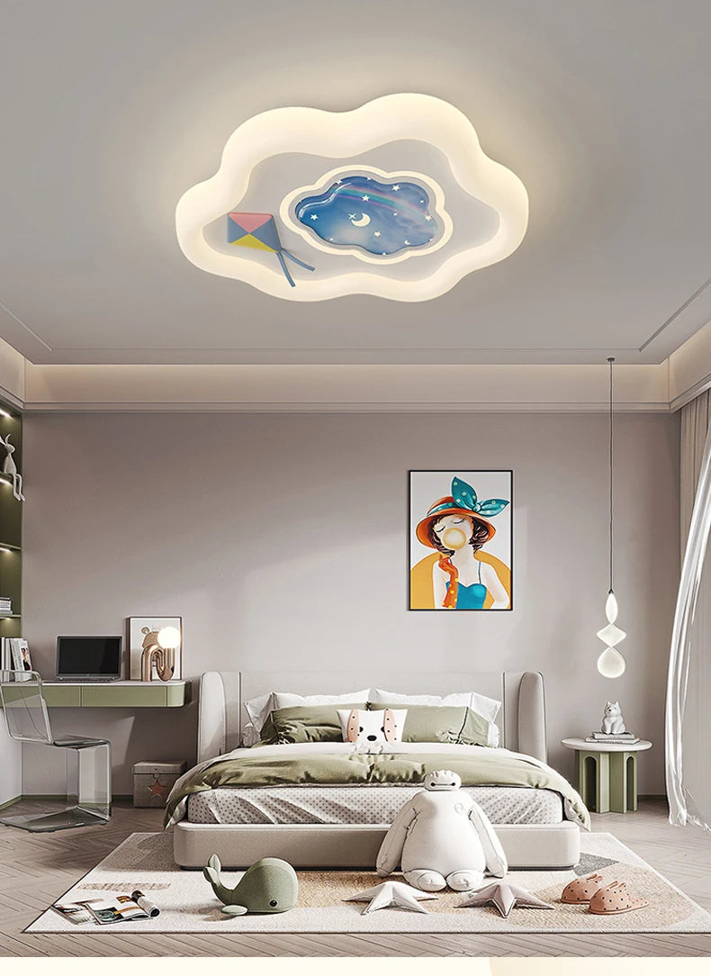 New DesignCloud Ceiling Light Led Chandelier for Children Bedroom Living Room Dining Room Learning Creative Decorative Lighting