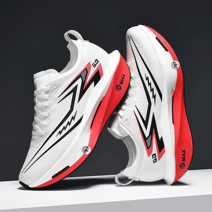 2026 Mens Running Shoes New Lightweight Rebound Breathable Mesh Training Sneakers Flat Lace-up Comfortable Tennis Shoes for Men