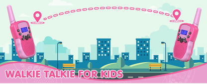 Walkie Talkies for 3-12 Year Old Girls Boys Toys with Backlit LCD Flashlight, 3 Miles Range for Outside, Camping, Hiking