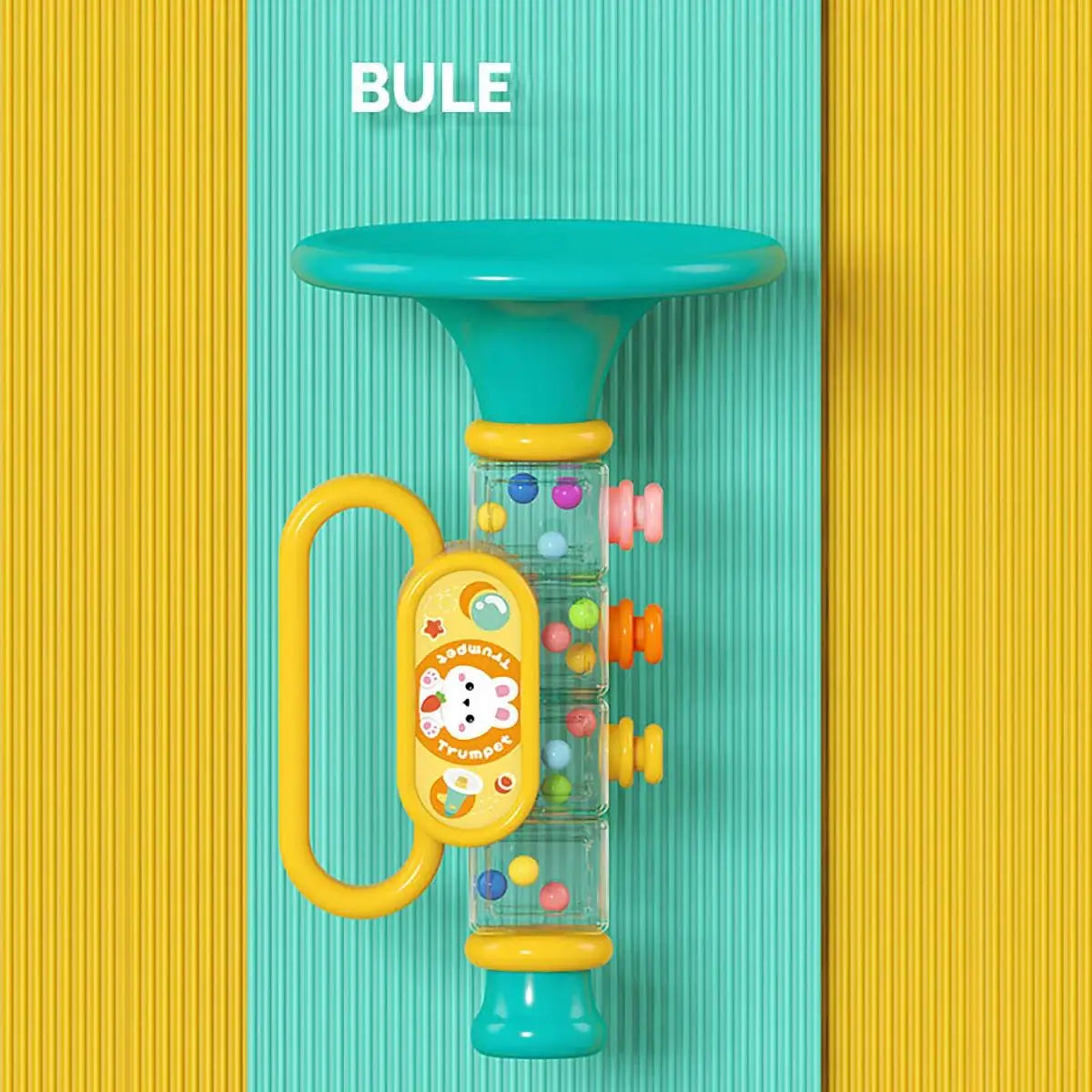 Children's trumpet toy, blowing music, playing instruments, harmonica, whistle, male and female toys