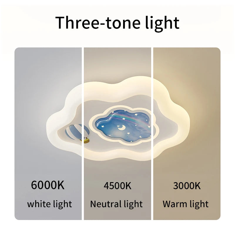 New DesignCloud Ceiling Light Led Chandelier for Children Bedroom Living Room Dining Room Learning Creative Decorative Lighting