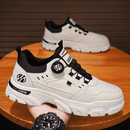 Summer Mens Casual Shoes Leather Men's Sneakers Comfortable Soft