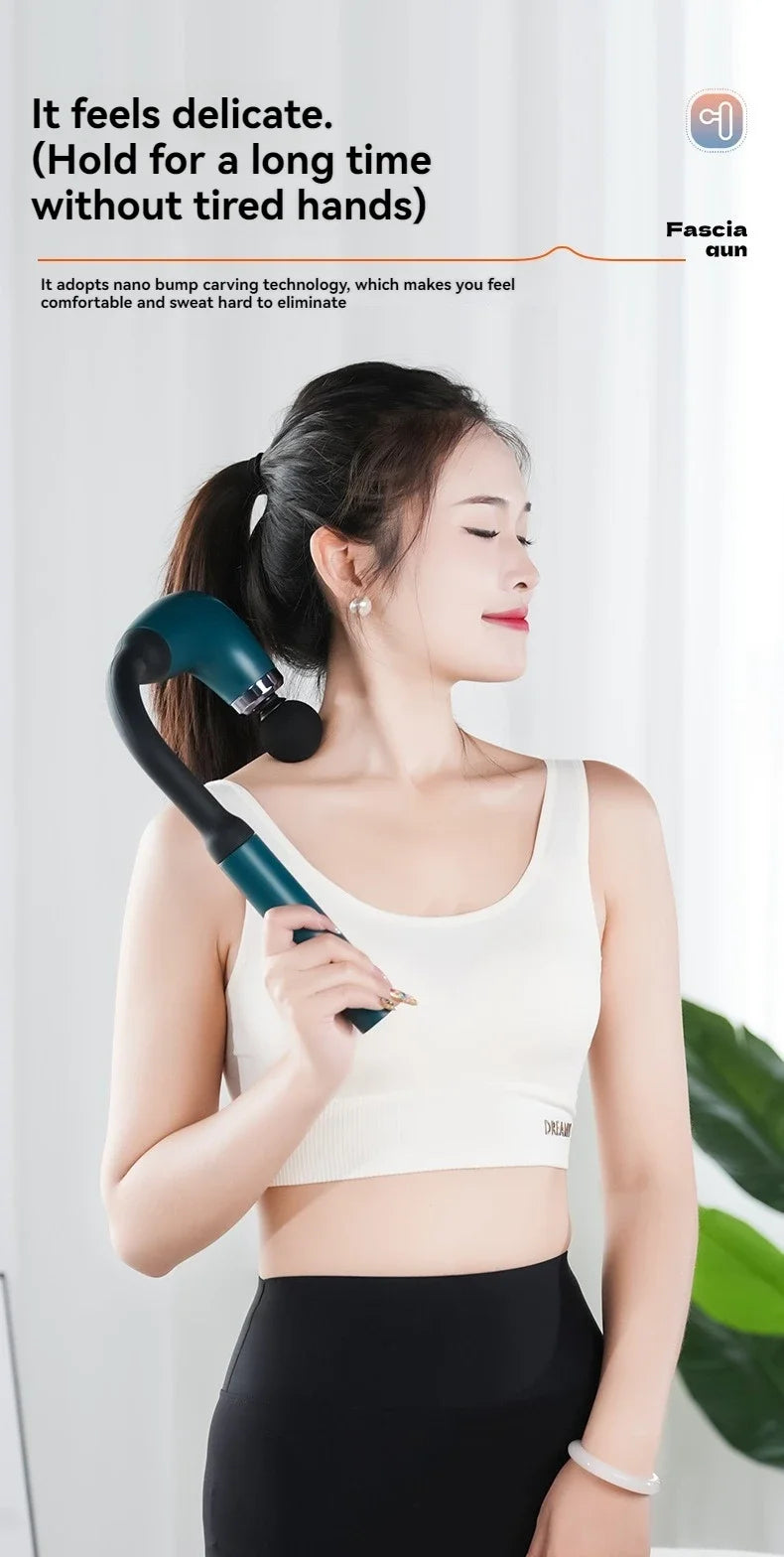 Smart Fascia Gun Electric Massager Hammer Electric Fascia Gun Home Handheld Hammer Back
