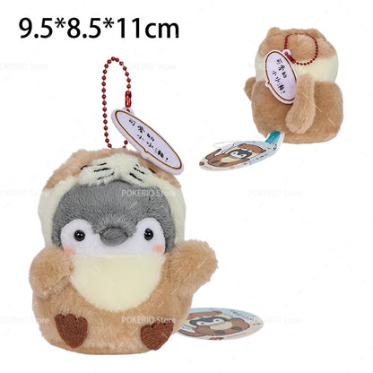 22 Styles Cute Penguin Plush Key Ring Tourist Hat Penguin Keychain For Girls Gifts Creative School Bag Keychain