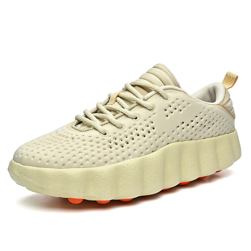 Brand Men Casual Shoes Thick Sole Soft Fashion Sneakers Summer Breathable Male Walking Shoes