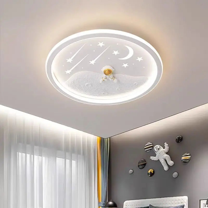 LED moon Astronaut Light Fantastic Eye Care living room bedroom girl lamp  Princess light