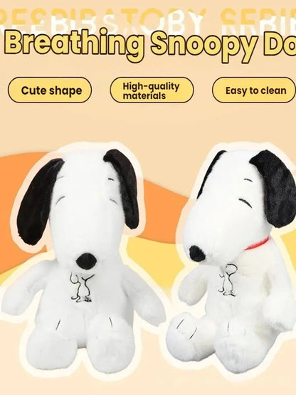 In stock 2026 new luminous breathing Snoopy plush toy baby sleep assistance exquisite soothing doll children's bedtime gift