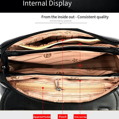 New Women's Bags, High-End Niche Crossbody Bags for Autumn and Winter, Fashionable Water-Repellent Handbags, Simple and Versatile Casual Bags, Work and Commuting Bags, Shopping Bags