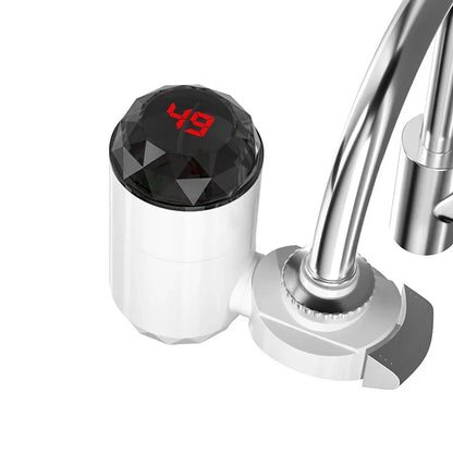 Electric Kitchen Water Heater Tap Instant Hot Water Faucet Heater Cold Heating Faucet Tankless Instantaneous Water Heater Home