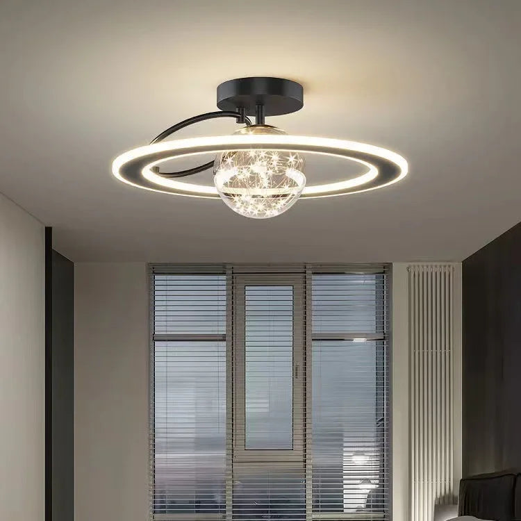 Modern LED Lovely crown star Ceiling Lamp Child Bedroom Living Restaurant Study Home Decoration Indoor Lighting Fixture Lustre
